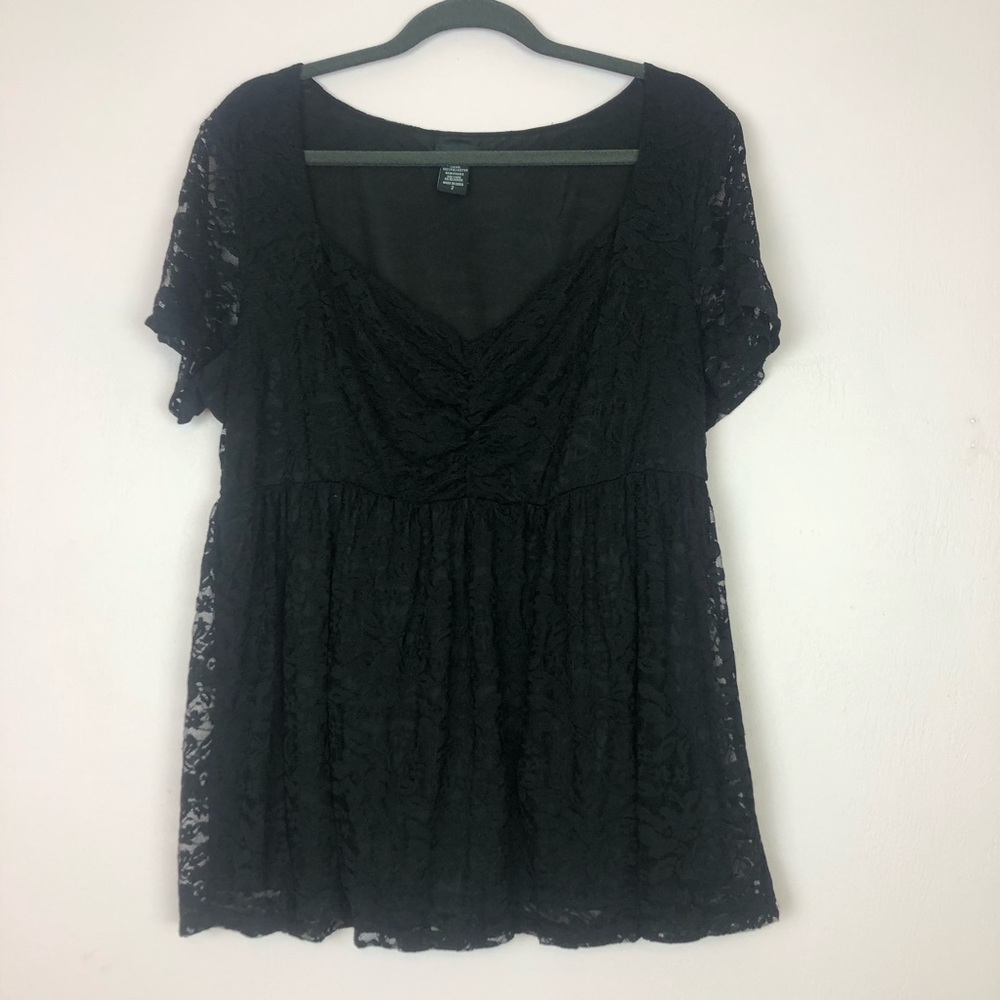 Torrid Lace Blouse Size 2X